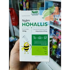 Viên Ngậm Ho Hohallis Giảm Ho Long Đờm Dùng Được Cho Bà Bầu Hộp 24 Viên