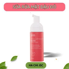 Sữa Rửa Mặt Tạo Bọt Đậu Đỏ Cỏ Cây Hoa Lá 150gr Giúp Làm Sạch Dịu Nhẹ, Mềm Mại, Sáng Mịn