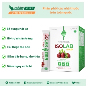 Solab Gold Vshine - Bổ sung chất xơ giúp giảm táo bón - HỘP 30 gói-MKPMC