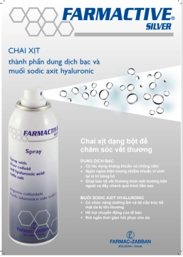 FARMACTIVE- giúp lành nhanh và đẹp, dành cho vết thương hở, giảm đau, ngừa viêm, hạn chế sẹo, thâm