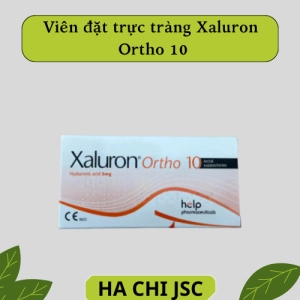 Viên đặt trực tràng Xaluron Ortho 10 - giúp giảm triệu chứng bệnh trĩ (2 vỉ x 5 viên)