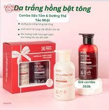 Sữa Dưỡng Thể Tảo Nhật Cỏ Cây Hoa Lá Hương Nước Hoa Dưỡng Trắng Da 300gr