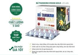 Bổ Thần Kinh H9000 Gold - Hổ Trợ Giảm Đau Dây Thần Kinh Tọa, Cải Thiện Tê Bì Tay Chân-MKPMC