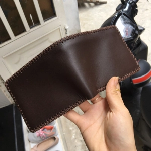 Ví Da Bò Nappa S - Khâu Viền