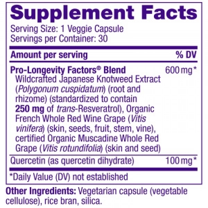 Resveratrol 250mg 30 viên - Viên Uống Hỗ Trợ Sức Khỏe Tim Mạch