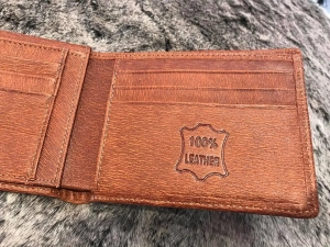 Ví Da Bò Sần Vân Gỗ