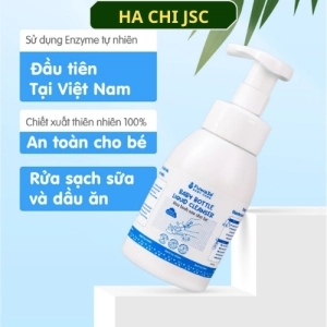 Nước Rửa Bình Sữa Cho Bé Fuwa3e Chiết Xuất Hữu Cơ Enzyme Tự Nhiên  300ml