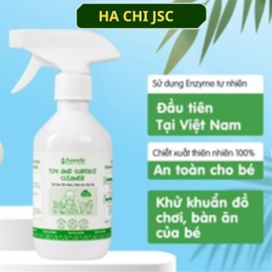 Xịt Lau Đồ Chơi Diệt Khuẩn, Lau Bàn Ăn Dặm Cho Bé Fuwa3e Chiết Xuất Enzyme Hữu Cơ Lành Tính An Toàn
