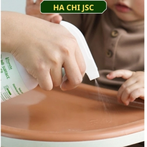 Xịt Lau Đồ Chơi Diệt Khuẩn, Lau Bàn Ăn Dặm Cho Bé Fuwa3e Chiết Xuất Enzyme Hữu Cơ Lành Tính An Toàn