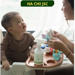 Xịt Lau Đồ Chơi Diệt Khuẩn, Lau Bàn Ăn Dặm Cho Bé Fuwa3e Chiết Xuất Enzyme Hữu Cơ Lành Tính An Toàn