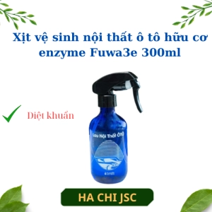 Xịt vệ sinh nội thất ô tô hữu cơ enzyme sinh học từ vỏ dứa Fuwa3e 300ml