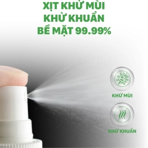 Xịt Khử Mùi Kháng Khuẩn Đuổi Muỗi Côn Trùng Fuwa3e Hữu Cơ Tinh Dầu Tràm 100ml