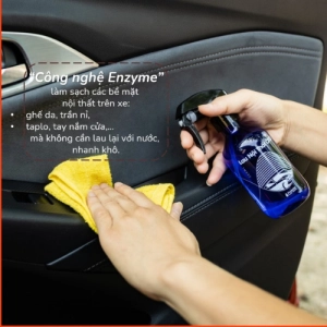Xịt vệ sinh nội thất ô tô hữu cơ enzyme sinh học từ vỏ dứa Fuwa3e 300ml