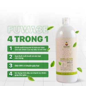 Nước lau sàn Fuwa3e (Hương sả chanh) 100ml