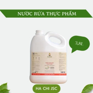Nước ngâm rửa thực phẩm Fuwa3e làm sạch thực phẩm khử mùi thuốc sâu chất bẩn 3.8L