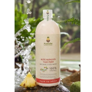 Nước ngâm rửa thực phẩm Fuwa3e làm sạch thực phẩm khử mùi thuốc sâu chất bẩn 1000ml