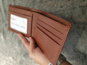 Ví Da Bò Nappa 4 Ngang