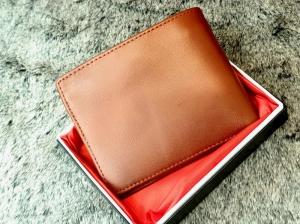 Ví Da Bò Nappa 5 Ngang Nâu