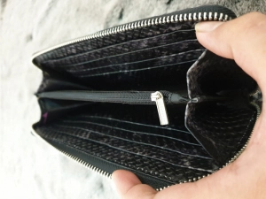 Ví Da Bò Cầm Tay Dập Vân