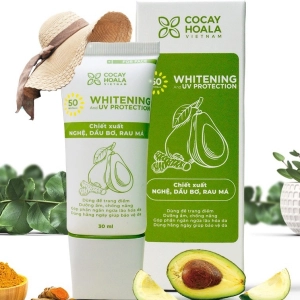 Kem Chống Nắng Bơ Nghệ Cỏ Cây Hoa Lá - Kiềm dầu, Nâng tông, 30ml