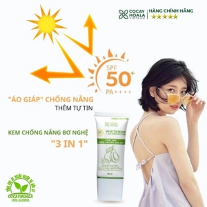 Kem Chống Nắng Bơ Nghệ Cỏ Cây Hoa Lá - Kiềm dầu, Nâng tông, 30ml