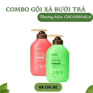 Dầu Gội Bưởi Trà COCAYHOALA , Dưỡng Tóc Chắc Khỏe, Giảm Rụng Tóc Chai 500gr