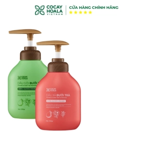 Dầu Gội Bưởi Trà COCAYHOALA , Dưỡng Tóc Chắc Khỏe, Giảm Rụng Tóc Chai 500gr