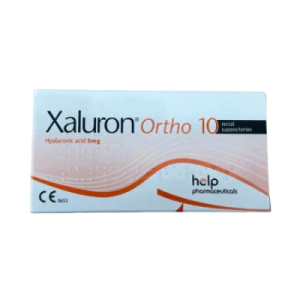 Viên đặt trực tràng Xaluron Ortho 10 - giúp giảm triệu chứng bệnh trĩ (2 vỉ x 5 viên)