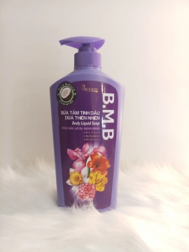                           Sữa tắm tinh dầu dừa thiên nhiên B.M.B 650ml hương hoa lavender                      