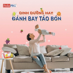 Hỗ trợ cải thiện táo bón hiệu quả, an toàn cho bé Pedia PEG