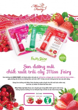 Son dưỡng môi chiết xuất từ trái cây MISS FAIRY