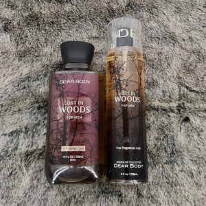 BODY MIST DEAR BODY 236ml - XỊT THƠM TOÀN THÂN - Dành Cho Nam -  LOST IN WOODS FOR ME