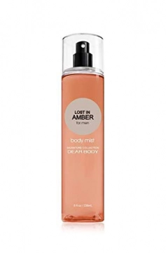 BODY MIST DEAR BODY 236ml - XỊT THƠM TOÀN THÂN - Dành Cho Nam - LOST IN AMBER FOR ME