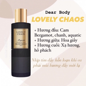                           XỊT THƠM TOÀN THÂN DÀNH CHO NAM - DEAR BODY FRAGRANCE MIST 270ml - LOVELY CHAOS                      