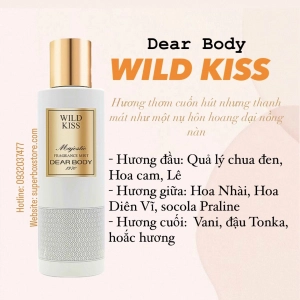                           XỊT THƠM TOÀN THÂN DÀNH CHO NỮ - DEAR BODY FRAGRANCE MIST 270ml - WILD KISS                      