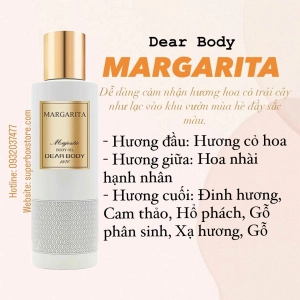                           XỊT THƠM TOÀN THÂN DÀNH CHO NỮ - DEAR BODY FRAGRANCE MIST 270ml - MARGARITA                      