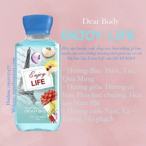 Gel Tắm Nước Hoa DEAR BODY - Dành Cho Nữ - Shower Gel 295ml - ENJOY LIFE