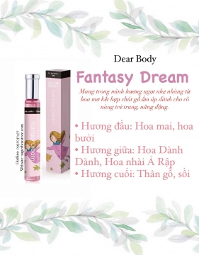 NƯỚC HOA DEAR BODY 30ml - DÀNH CHO NỮ - FANTASY DREAM