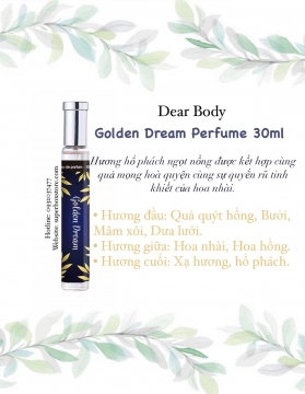 NƯỚC HOA DEAR BODY 30ml - DÀNH CHO NAM - GOLDEN DREAM FOR MEN
