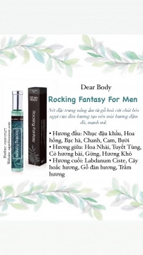 NƯỚC HOA DEAR BODY - EAU DE PARFUME 30ml - DÀNH CHO NAM