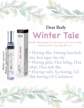 NƯỚC HOA DEAR BODY 30ml - DÀNH CHO NỮ - WINTER TALE