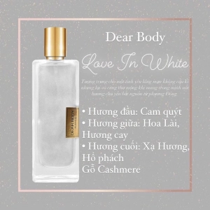 NƯỚC HOA NHŨ DEAR BODY 50ml - EAU DE PARFUM - LOVE IN WHITE
