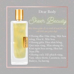 NƯỚC HOA NHŨ DEAR BODY 50ml - EAU DE PARFUM - SHEER BEAUTY