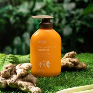 Dầu  Xả Hữu Cơ Gừng Sả Cỏ Cây Hoa Lá 500gr - Ngăn Tóc Bết Dầu